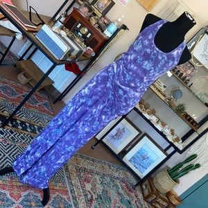 YFB TYE DYE RACER BACK SUMMER MAXI DRESS